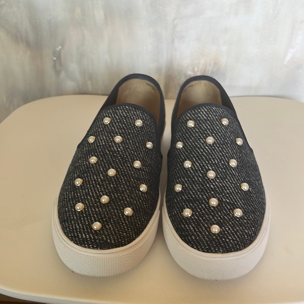 Talbots Indigo Blue Court Pearl Sneaker